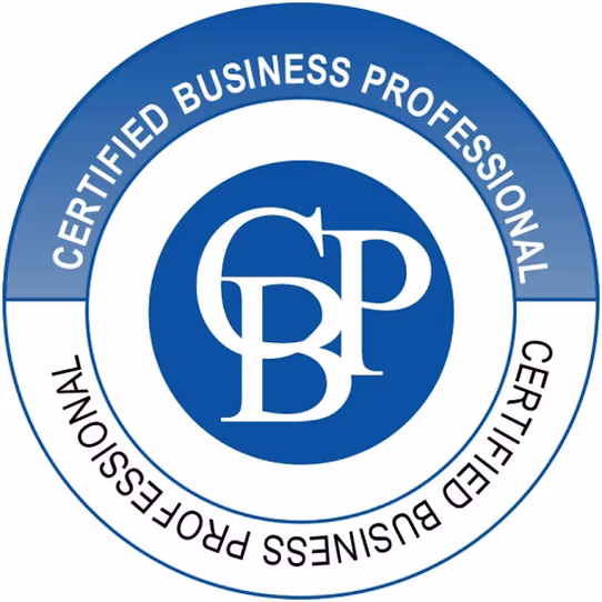 Certified Business Professional badge